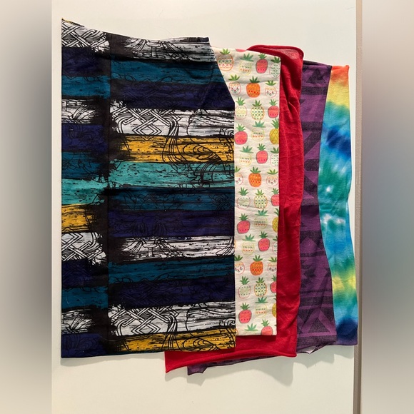 SA Face Shields, multi colored, 5 total - Picture 1 of 2